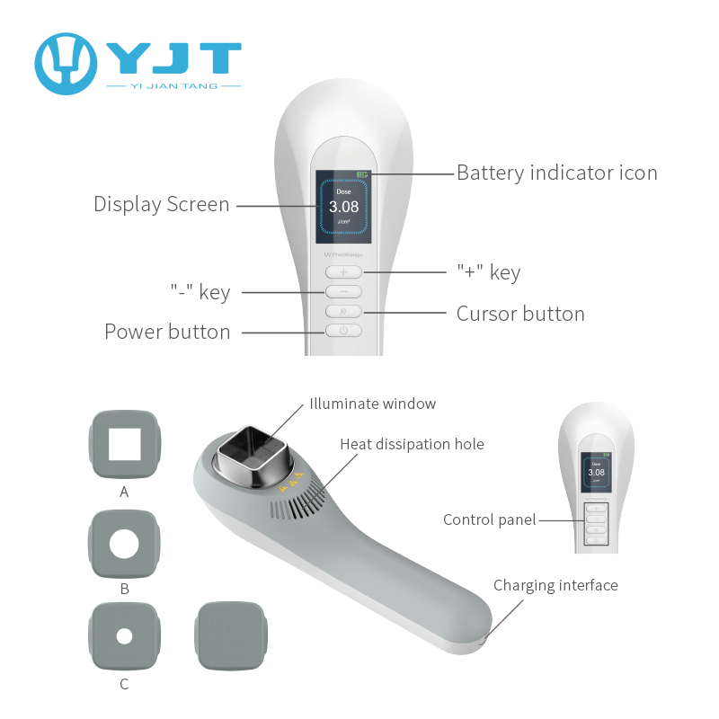 YJT UL-01 | Handheld UVB Light Therapy Device for Vitiligo & Psoriasis Treatment